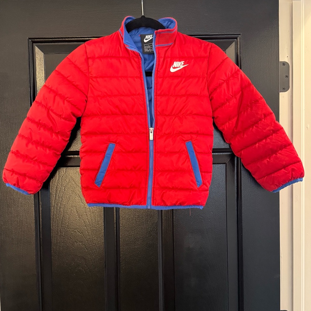 Nike Vibrant Red and Blue Kids' Jacket